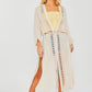 Slub Gauze Maxi Kimono