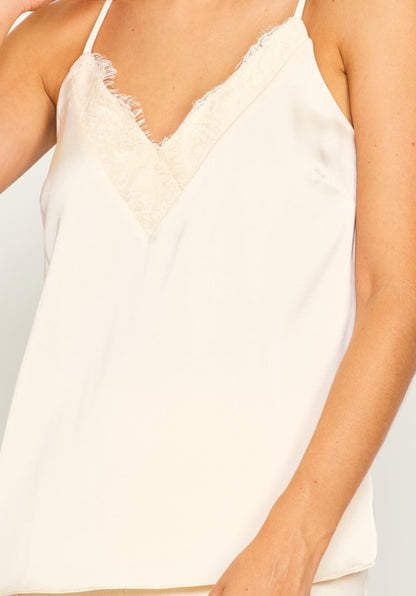 SLEEVELESS LACE CAMI