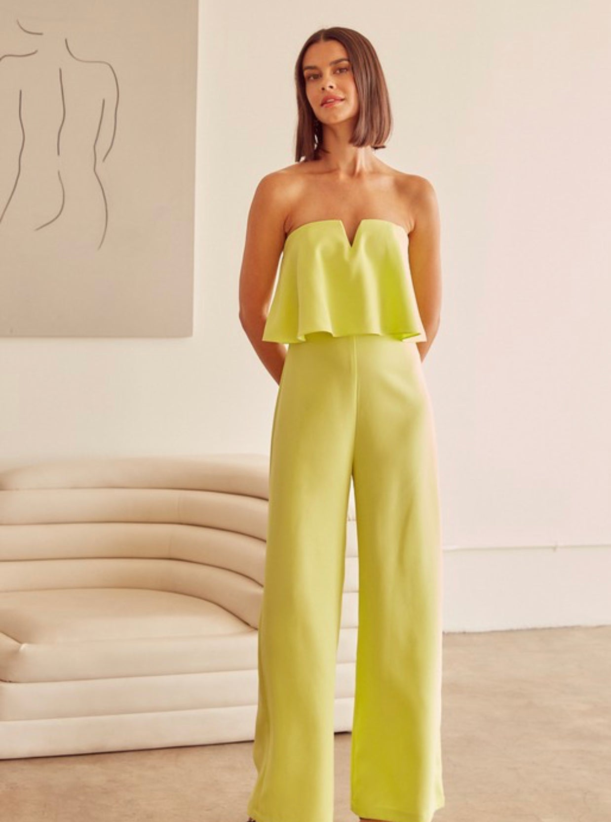 Strapless Jumpsuit - Style by me